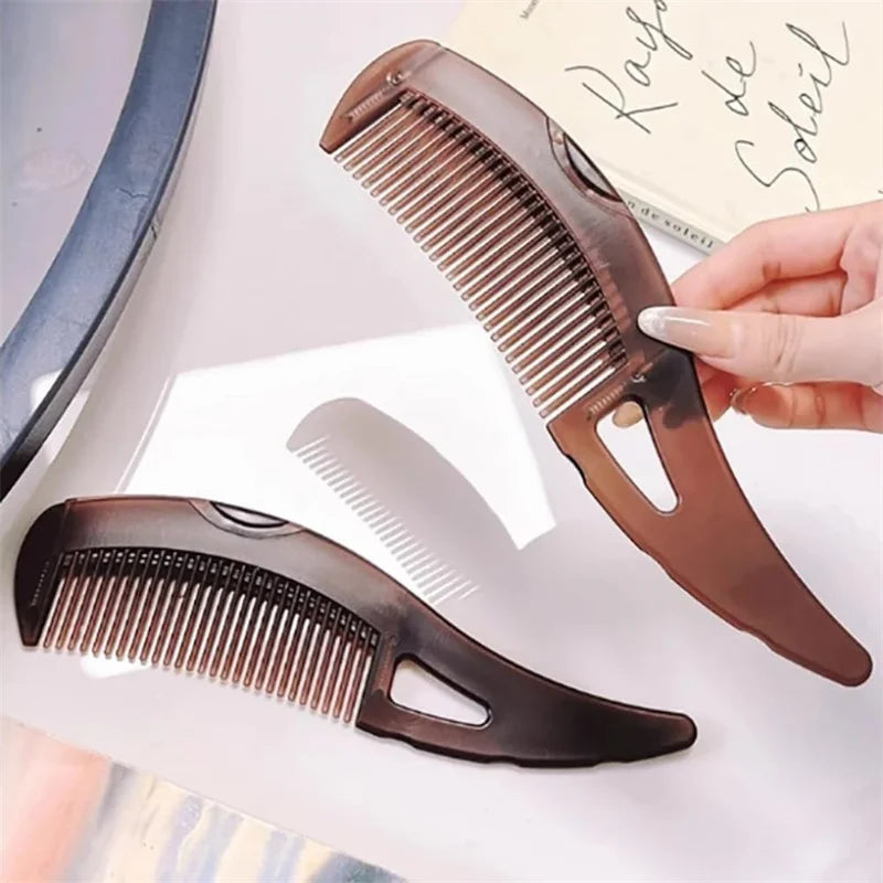 Dandruff Relief Comb Hollow Tooth Hairbrush Self-cleaning Scalp Point Massage Dandruff Removal Comb Scalp Psoriasis Energy Combs