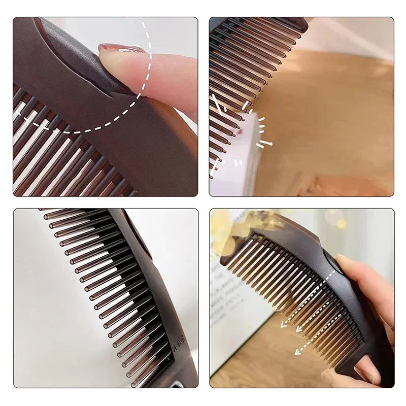 Dandruff Relief Comb Hollow Tooth Hairbrush Self-cleaning Scalp Point Massage Dandruff Removal Comb Scalp Psoriasis Energy Combs