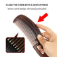 Dandruff Relief Comb Hollow Tooth Hairbrush Self-cleaning Scalp Point Massage Dandruff Removal Comb Scalp Psoriasis Energy Combs